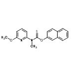 CAS#: 88569-82-8， O-2-Naphthyl (6-methoxy-2-pyridinyl)methylcarbamothioate