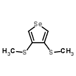 CAS#: 88589-46-2， 3,4-Bis(methylsulfanyl)selenophene