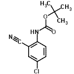 CAS#: 885964-73-8， 2-Methyl-2-propanyl (4-chloro-2-cyanophenyl)carbamate