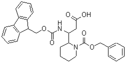 CAS#: 886362-31-8， 3-{1-[(Benzyloxy)carbonyl]-2-piperidinyl}-3-{[(9H-fluoren-9-ylmethoxy)carbonyl]amino}propanoic acid