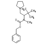 CAS#: 886363-08-2， Benzyl [3,3-dimethyl-1-(1-pyrrolidinyl)-2-butanyl]methylcarbamate