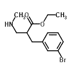 CAS#: 886366-12-7， Ethyl 2-(3-bromobenzyl)-3-(methylamino)propanoate