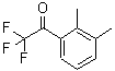 结构式 CAS# 886369-37-5, 1-(2,3-二甲基苯基)-2,2,2-三氟乙酮