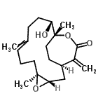 CAS#: 88643-48-5， (1R,3S,5S,12R,13R)-12-Hydroxy-5,9,13-trimethyl-16-methylene-4,14-dioxatricyclo[11.3.2.0<sup>3,5</sup>]octadec-8-en-15-one