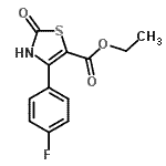 CAS#: 886497-41-2， Ethyl 4-(4-fluorophenyl)-2-oxo-2,3-dihydro-1,3-thiazole-5-carboxylate