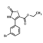 CAS#: 886497-49-0， Ethyl 4-(3-bromophenyl)-2-oxo-2,3-dihydro-1,3-thiazole-5-carboxylate