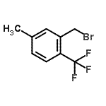 结构式 CAS# 886502-86-9, 2-(溴甲基)-4-甲基-1-(三氟甲基)苯