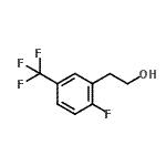 结构式 CAS# 886761-79-1, 2-[2-氟-5-(三氟甲基)苯基]乙醇