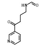 CAS#: 887355-56-8， N-[4-Oxo-4-(3-pyridinyl)butyl]formamide