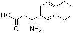 CAS#: 887586-55-2， 3-Amino-3-(5,6,7,8-tetrahydro-2-naphthalenyl)propanoic acid