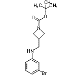 CAS#: 887589-70-0， 2-Methyl-2-propanyl 3-{[(3-bromophenyl)amino]methyl}-1-azetidinecarboxylate