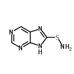 CAS#: 887589-76-6， 8-(Aminosulfanyl)-7H-purine