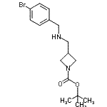 CAS#: 887589-86-8， 2-Methyl-2-propanyl 3-{[(4-bromobenzyl)amino]methyl}-1-azetidinecarboxylate