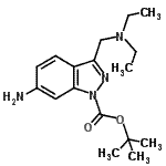 CAS#: 887590-89-8， 2-Methyl-2-propanyl 6-amino-3-[(diethylamino)methyl]-1H-indazole-1-carboxylate