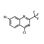 CAS#: 887592-32-7， 7-Bromo-4-chloro-2-(trifluoromethyl)quinazoline