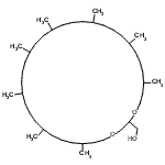 CAS#: 88795-41-9， (7,11,15,19,22,26,30,34-Octamethyl-1,4-dioxacyclohexatriacontan-2-yl)methanol