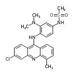 CAS#: 88914-39-0， N-{4-[(3-Chloro-5-methyl-9-acridinyl)amino]-3-(dimethylamino)phenyl}methanesulfonamide