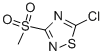 structure of CAS# 88982-72-3, 5-Chloro-3-Methylsulfonyl-1,2,4-Thiadiazole;5-CHLORO-3-METHYLSULFONYL-1,2,4-THIADIAZOLE