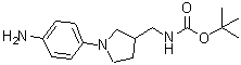 CAS#: 889948-62-3， 2-Methyl-2-propanyl {[1-(4-aminophenyl)-3-pyrrolidinyl]methyl}carbamate