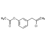 结构式 CAS# 890097-79-7, 3-(2-氯-2-丙烯-1-基)苯基乙酸酯
