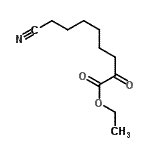 structure of CAS# 890097-93-5, Ethyl 8-cyano-2-oxooctanoate;Ethyl 8-cyano-2-oxooxtanoate