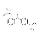结构式 CAS# 890098-36-9, 2-(4-异丙基苯甲酰基)苯基乙酸酯