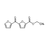 structure of CAS# 890100-54-6, Ethyl 5-(2-furoyl)-2-furoate;Ethyl 5-(2-furanoyl)-2-furoate