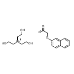 CAS#: 89026-22-2， 2-Hydroxy-N,N-bis(2-hydroxyethyl)ethanaminium (2-naphthyloxy)acetate