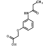 CAS#: 890984-30-2， [3-(Propionylamino)phenoxy]acetic acid