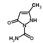CAS#: 89179-80-6， 3-Methyl-5-oxo-2,5-dihydro-1H-pyrazole-1-carboxamide