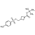 CAS#: 892408-42-3， 2-Methyl-2-propanyl 3-({[(4-methylphenyl)sulfonyl]oxy}methyl)-1-azetidinecarboxylate