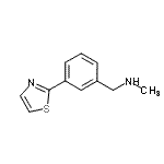 CAS#: 892501-89-2， N-Methyl-1-[3-(1,3-thiazol-2-yl)phenyl]methanamine