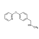 CAS#: 892501-90-5， N-Methyl-1-[4-(2-pyridinyloxy)phenyl]methanamine