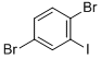 structure of CAS# 89284-52-6, 1,4-Dibromo-2-Iodobenzene;Benzene, 1,4-Dibromo-2-Iodo-;1,4-DIBROMO-2-IODOBENZENE;2,5-Dibromoiodobenzene