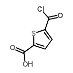 CAS#: 89284-70-8， 5-(Chlorocarbonyl)-2-thiophenecarboxylic acid