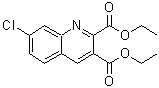 structure of CAS# 892874-55-4, Diethyl 7-chloro-2,3-quinolinedicarboxylate;Diethyl 7-chloro-2,3-quinolinedicarboxylate;Diethyl-7-chloro-2,3-quinolinedicarboxylate