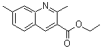 structure of CAS# 892874-65-6, Ethyl 2,7-dimethyl-3-quinolinecarboxylate;2,7-Dimethyl quinoline-3-carboxylic acid ethyl ester