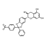 CAS#: 89329-12-4， (2R,3S)-2-[2-(4-Nitrophenyl)-2-phenyl-1,3-benzodioxol-5-yl]-3,5,7-chromanetriol