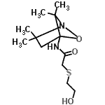 CAS#: 89339-12-8， 2-[(2-Hydroxyethyl)sulfanyl]-N-(2,2,6,6-tetramethyl-5-oxa-1-azabicyclo[2.1.1]hex-4-yl)acetamide