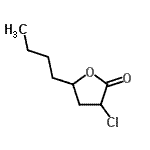 CAS#: 89344-85-4， 5-Butyl-3-chlorodihydro-2(3H)-furanone