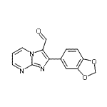 CAS#: 893612-32-3， 2-(1,3-Benzodioxol-5-yl)imidazo[1,2-a]pyrimidine-3-carbaldehyde