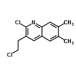 CAS#: 893724-61-3， 2-Chloro-3-(2-chloroethyl)-6,7-dimethylquinoline