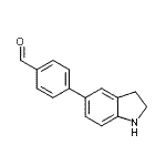 CAS#: 893738-94-8， 4-(2,3-Dihydro-1H-indol-5-yl)benzaldehyde