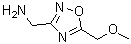 CAS#: 893748-77-1， 1-[5-(Methoxymethyl)-1,2,4-oxadiazol-3-yl]methanamine