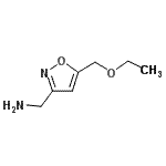 CAS#: 893749-25-2， 1-[5-(Ethoxymethyl)-1,2-oxazol-3-yl]methanamine