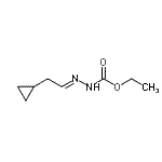 CAS#: 894101-39-4， Ethyl (2E)-2-(2-cyclopropylethylidene)hydrazinecarboxylate