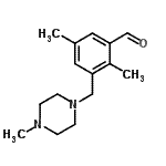 CAS#: 894370-32-2， 2,5-Dimethyl-3-[(4-methyl-1-piperazinyl)methyl]benzaldehyde
