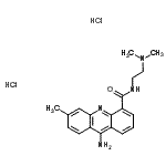 CAS#: 89459-15-4， 9-Amino-N-[2-(dimethylamino)ethyl]-6-methyl-4-acridinecarboxamide dihydrochloride