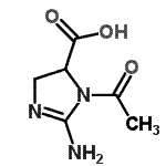 CAS#: 89465-27-0， 1-Acetyl-2-amino-4,5-dihydro-1H-imidazole-5-carboxylic acid