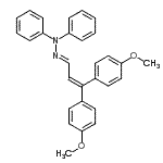 CAS#: 89505-08-8， (2E)-2-[3,3-Bis(4-methoxyphenyl)-2-propen-1-ylidene]-1,1-diphenylhydrazine